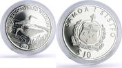 Samoa 10 dollars Samoa 10 dollars Conservation Wildlife Pair of Birds Fauna silver coin 1992 -