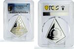 Cook Islands 5 dollars Cook Islands 5 dollars Christmas Village Landscape PR68 PCGS silver coin 2009 -