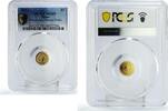 Palau 1 dollar Palau 1 dollar Rome Empire Emperor Theodosius Politics MS69 PCGS gold coin 2012 -