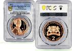 Bulgaria 2 leva Bulgaria 2 leva Painter Zlatyu Boyadzhiev Art PR69 PCGS copper coin 2013 -