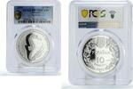 Ukraine 10 hryvnias Ukraine 10 hryvnias Conservation Wildlife Seahorse Fauna PR70 PCGS silver coin 2003 -