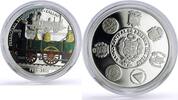 Peru 1 sol Peru 1 sol Ibero-American Railways Lima - Callao Train silver coin 2019 -