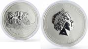 Australia 1 dollar Australia 1 dollar Lunar Calendar series II Year of the Mouse silver coin 2008 -