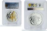Cote d'Ivoire 1000 francs Ivory Coast 1000 francs Prehistoric Animals Mammoth PR69 PCGS silver coin 2010 -