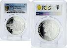 Cook Islands 5 dollars Cook Islands 5 dollars Conservation Crocodile Fauna PR69 PCGS silver coin 1996 -