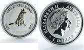 Australia 1 dollar Australia 1 dollar Year of Dog Lunar Calendar Series I gilded silver coin 2006 -