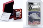 Cook Islands 1 dollar Cook Islands 1 dollar Zodiac Series Virgo Swan Birds silver coin 2014 -