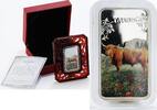 Cook Islands 1 dollar Cook Islands 1 dollar Zodiac Series Taurus Bull proof silver coin 2014 -