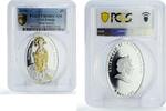 Cook Islands 5 dollars Cook Islands 5 dollars Religion Saint Patrick Gilt PR68 PCGS silver coin 2010 -