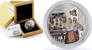 Niue 5 dollars Cook Islands 5 dollars Family Traditions Series Dear Godmother silver coin 2010 -