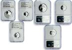 Oman 20 ryals Oman set of 3 coins Imam Ghalib Exile Coinage PF68 PF69 NGC silver coins 1971 -