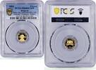 Bulgaria 5 leva Bulgaria 5 leva Athens Olympic Games Pierre Coubertin PR68 PCGS gold coin 2002 -