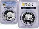 Bulgaria 10 leva Bulgaria 10 leva Mountain Pirin Fauna Flora Nature PR67 PCGS silver coin 2007 -