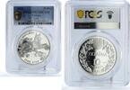 Ukraine 10 hryvnias Ukraine 10 hryvnias Conservation Wildlife Lynx Fauna PR70 PCGS silver coin 2001 -