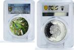 Cook Islands 5 dollars Cook Islands 5 dollars Conservation Tree Frog Fauna PR70 PCGS silver coin 2019 -