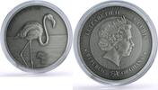 Ghana 5 cedis Ghana 5 cedis African Ounce Wildlife Flamingo Bird Fauna silver coin 2016 -