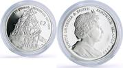 South Georgia and the South Sandwich Islands 2 pounds Sandwich Islands 2 pounds Seafaring Nimrod Ship Clipper proof silver coin 2009 -