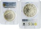 Colombia 10000 pesos Colombia 10000 pesos Two Worlds Encounter Santa Fe Bogota PR64 PCGS Ag coin 1991 -