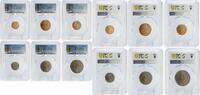Oman 100 baisa Oman Muscat 2 5 10 25 50 100 baisa Set Said Coinage MS62 MS64 MS65 coins 1970 -