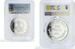 Exotic and Historic 500 pesos France Araucania Patagonia 500 pesos King Antoine II PR65 PCGS silver coin 2010 -