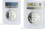 Exotic and Historic 500 pesos France Araucania Patagonia 500 pesos Orllie Antoine I PR65 PCGS silver coin 2010 -