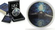 Cote d'Ivoire 2000 francs Ivory Coast 2000 francs Night Hunters Owl Bird Fauna Matte 3 oz silver coin 2017 -