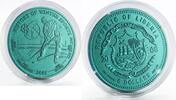 Liberia 5 dollars Liberia 5 dollars History of Winter Sports Hockey niobium 2006 -