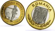 Romania 100 Lei Romania Nagano Olympics Figure Skating Piefort TRIAL PATTERN NiBrass coin 1998 -