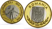 Romania 100 Lei Romania Atlanta Olympic Games Tennis Piefort TRIAL PATTERN NiBrass coin 1996 -