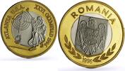 Romania 100 Lei Romania Atlanta Olympics Shooting Sports Piefort TRIAL PATTERN NiBrass coin 1996 -