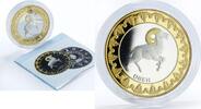 Tokelau 5 dollars Tokelau 5 dollars Zodiac Signs series Aries gilded silver coin 2012 -