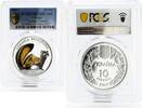 Ukraine 10 hryvnias Ukraine 10 hryvnias Endangered Wildlife Polecat Peregusna PR70 PCGS Ag coin 2017 -
