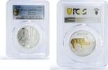 Ukraine 5 hryvnias Ukraine 5 hryvnias Fauna Cultural Monuments Boar Gilt PR69 PCGS silver coin 2018 -