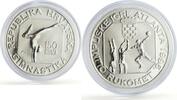 Croatia 150 kuna Croatia 150 kuna Atlanta Olympic Games Gymnastics Handball proof silver coin 1996 -