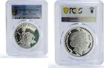 10 dollars 2012 Fiji Fiji 10 dollars Football World Cup in Brazil Players Jaguar PR69 PCGS silver coin 2012 PP
