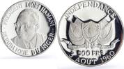 Niger 500 francs Niger 500 francs Independence Hamani History Politics proof silver coin 1960 -