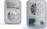Mexico 5 pesos Mexico 5 pesos Paso Muerte Man Horse Ibero-American PF65 NGC silver coin 2000 -