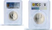 Cape Verde 100 escudos Cape Verde 100 escudos Papal Visit Pope John Paul II MS68 PCGS silver coin 1990 -