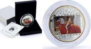 20 dollars 2013 Cook Islands Cook Islands 20 dollars Lady Godiva Collier Masterpieces Art proof silver coin 2013 PP