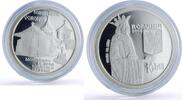 Romania 10 lei Romania 10 lei Voronet Monastery Church Stefan Cel Mare Religion proof silver coin 2008 -