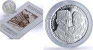 Romania 10 lei Romania 10 lei Constitution Ferdinand I Bratianu History proof silver coin 2023 -