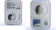 Guinea 10000 francs Guinea 10000 francs Currency Anniversary History PF69 NGC silver coin 1990 -