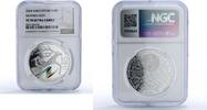 Kyrgyzstan 10 som Kyrgyzstan 10 som Mother Deer EurAsEC Legends Tales PF70 NGC silver coin 2009 -