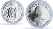 Guinea 500 sylis Guinea 500 sylis Walking International Games Sports proof silver coin 1984 -
