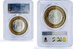 Mexico 100 pesos Mexico 100 pesos Estado Tamaulipas State Federation MS66 PCGS bimetal coin 2004 -