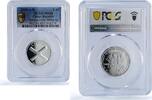 Congo 1500 francs Congo 1500 francs Katanga Cross IDAC 1 Africa Elephant MS68 PCGS silver coin 2005 -