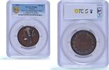 France '-1 France Empress Eugenie de Montijo Visit Divo-192 MS62 PCGS BN copper medal 1854 -
