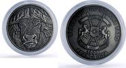 Burkina Faso 1000 francs Burkina Faso 1000 francs Buffalo Bull African Big Five Fauna silver coin 2016 -