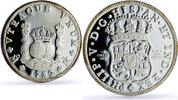 Mexico '-1 Mexico Pillar Dollar 8 Reales 1732 Restrike 12 oz proof silver medal 1988 -