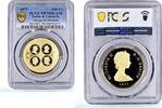 Turks and Caicos Islands 100 crowns Turks and Caicos Islands 100 crowns George III KM-22 PR 70 PCGS gold coin 1977 -